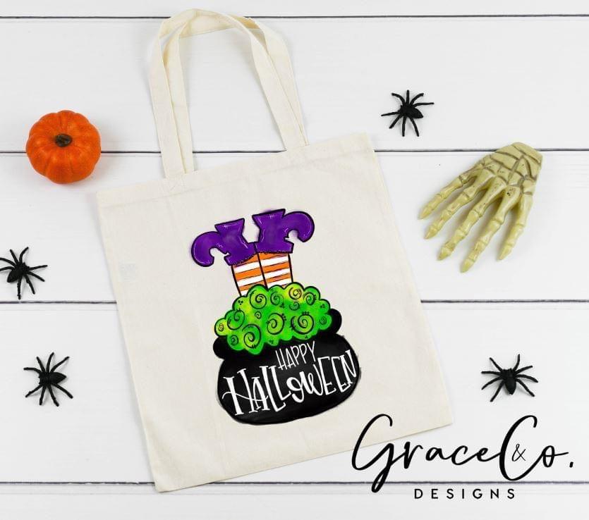 Happy Halloween Witch Calderon - Grace & Co. Designs 