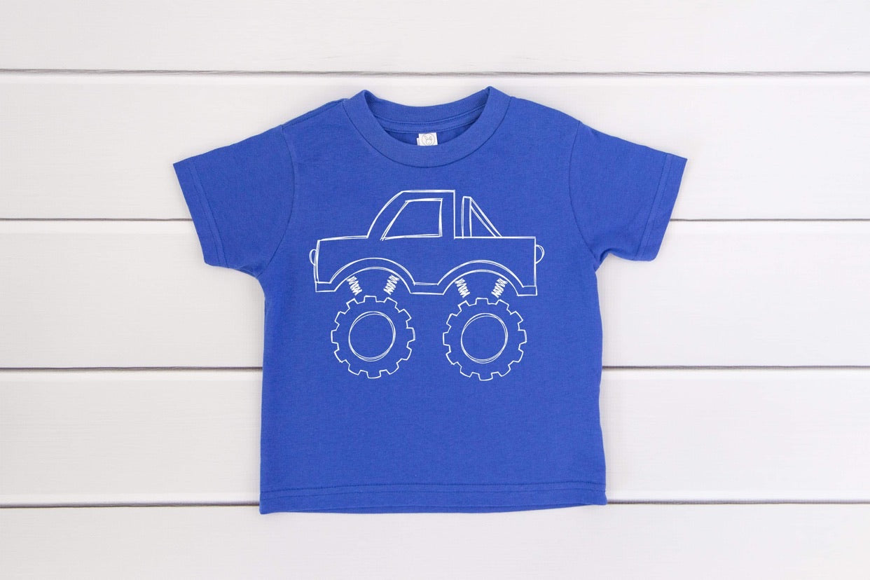 Monster Truck Sketch - Youth