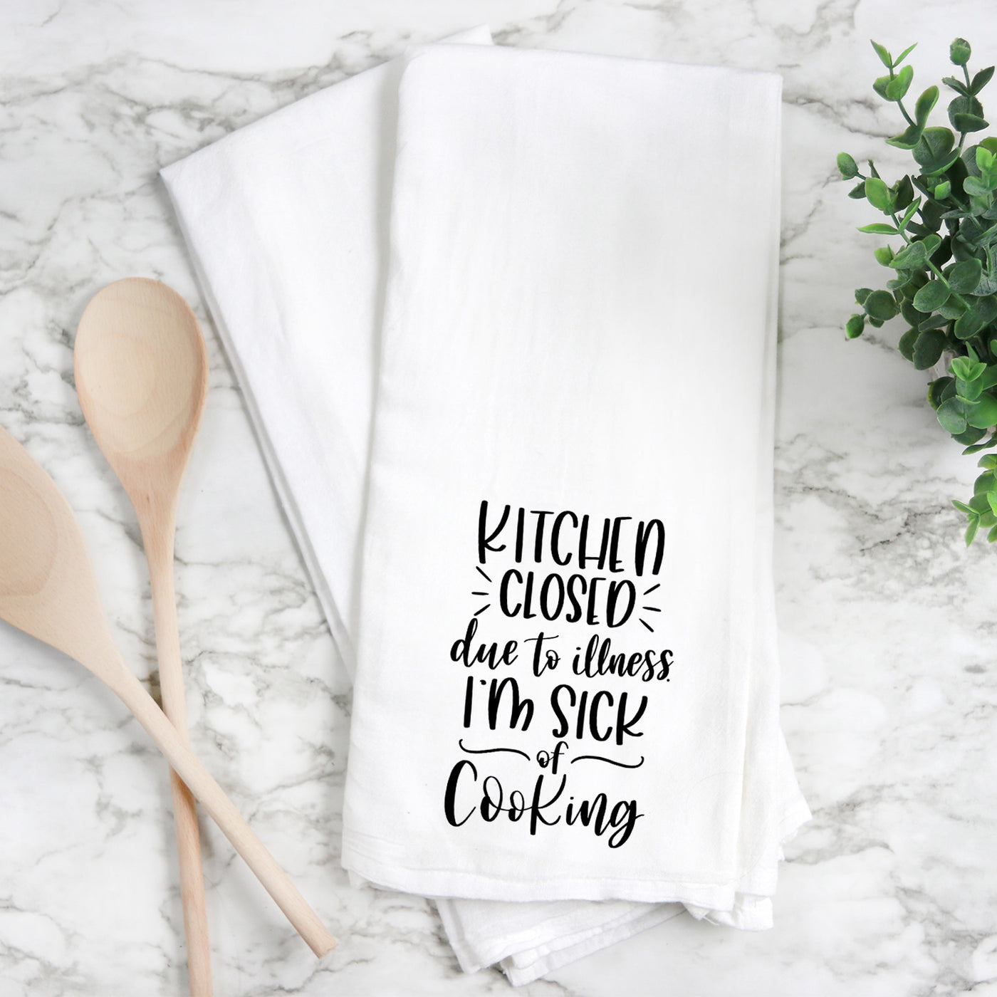 I'm sick of cooking - Tea Towel