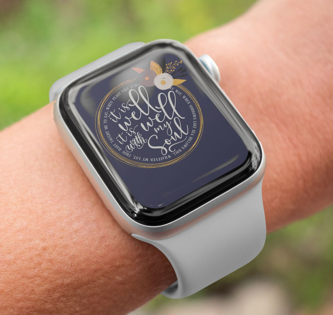 It is well with my soul floral - Watch Wallpaper