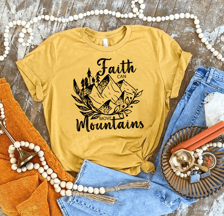 Faith Can Move Mountains - Grace & Co. Designs 