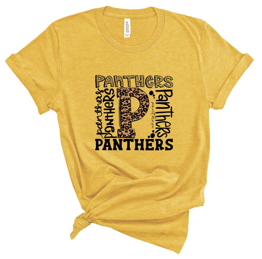 Panthers Leopard Typography