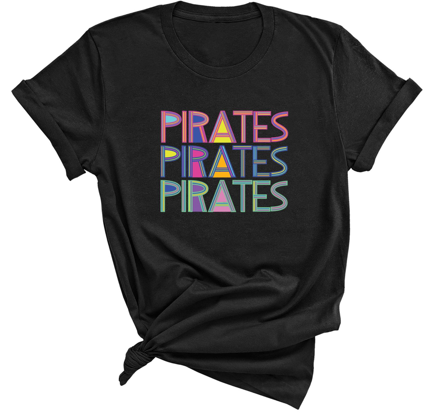 Pirates Neon Retro Mascot