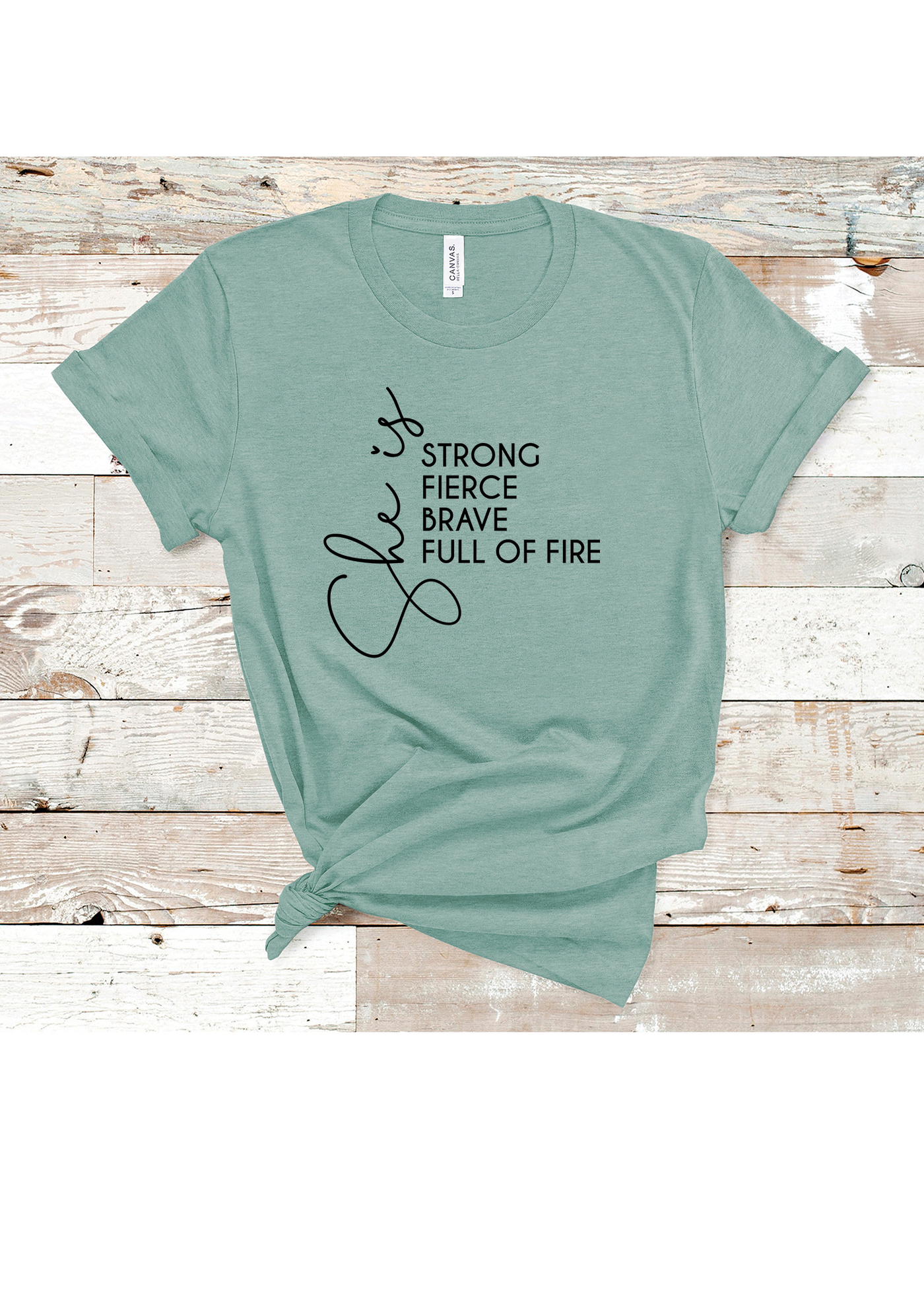 She is strong fierce brave full of fire