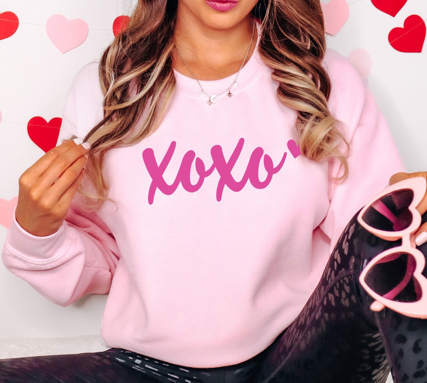 XOXO Heart - Puff Print